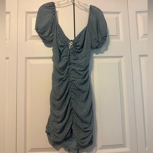 Blue Mini Dress